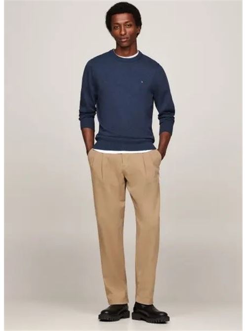 pima org ctn cashmere crew neck Tommy Hilfiger | MW0MW28046DVI.DVI